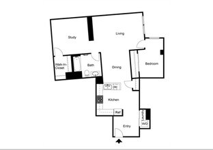 One Bedroom floor plan